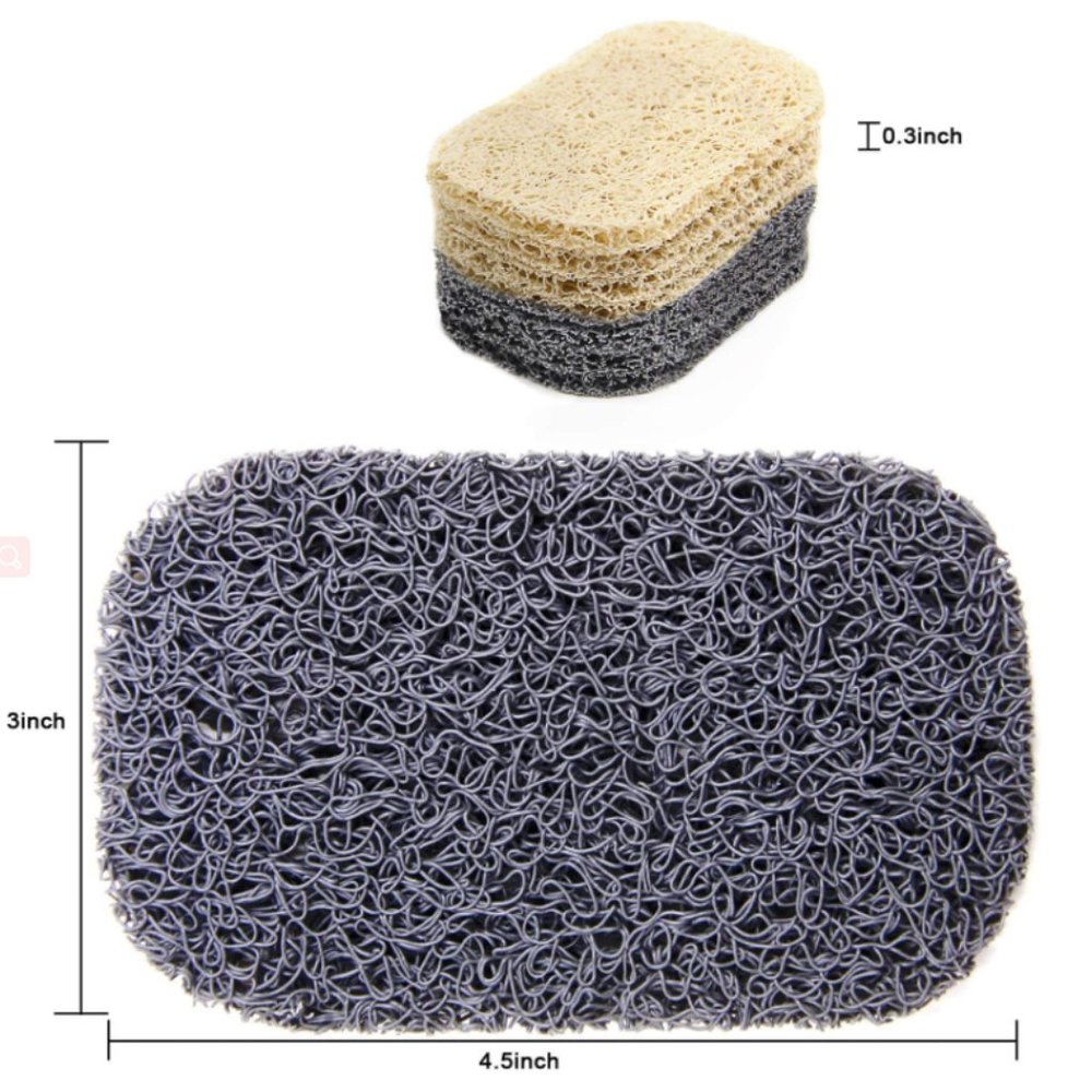 Mixed color PVC soap pad, environmental support, drainage tray, bathroom Home